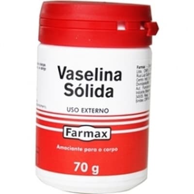 VASELINA FARMAX SOLIDA POTE 70G