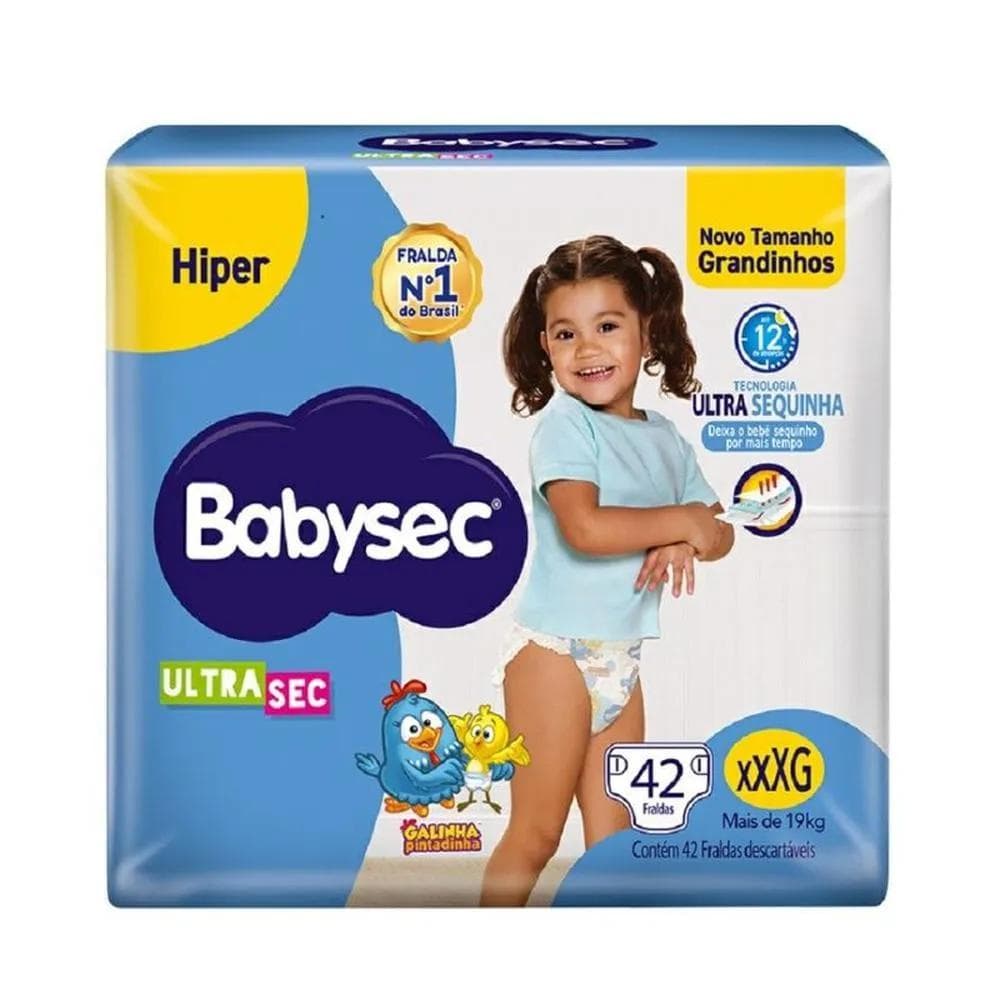FRALDA BABYSEC ULTRA  HIPER C/42 - XXXG