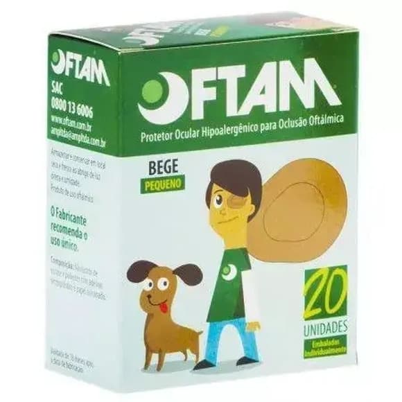 PROT OCULAR OFTAM PEQUENO C/20UN
