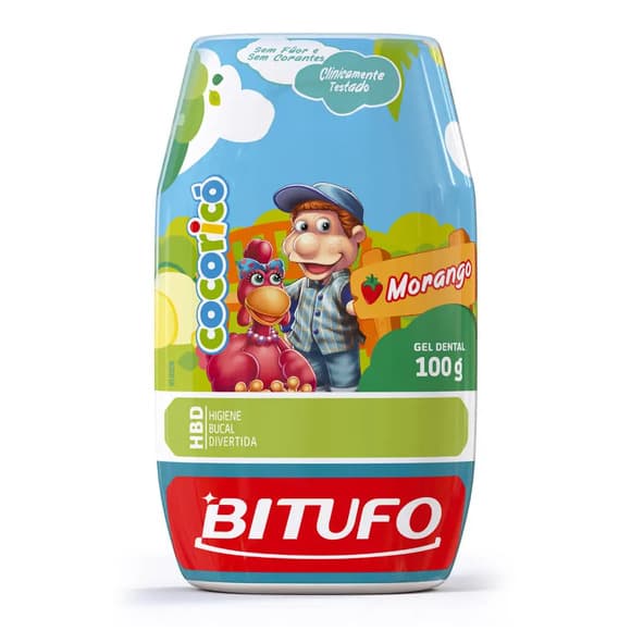 GEL DENT INF BITUFO COCORIC MOR S/F 100G