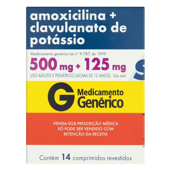 AMOXI+CLAV POTA G)500+125MG 14C