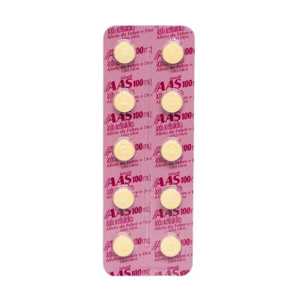 A A S 100MG INF20X10C