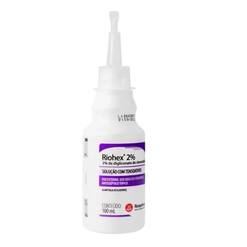 CLOREXIDINA 2,0 100ML DEGERMANTE RIO
