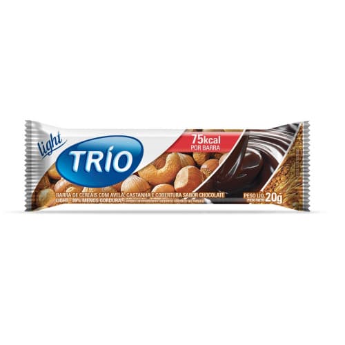 BARRA CER TRIO LIGHT AVELA CAST CHOCOLATE