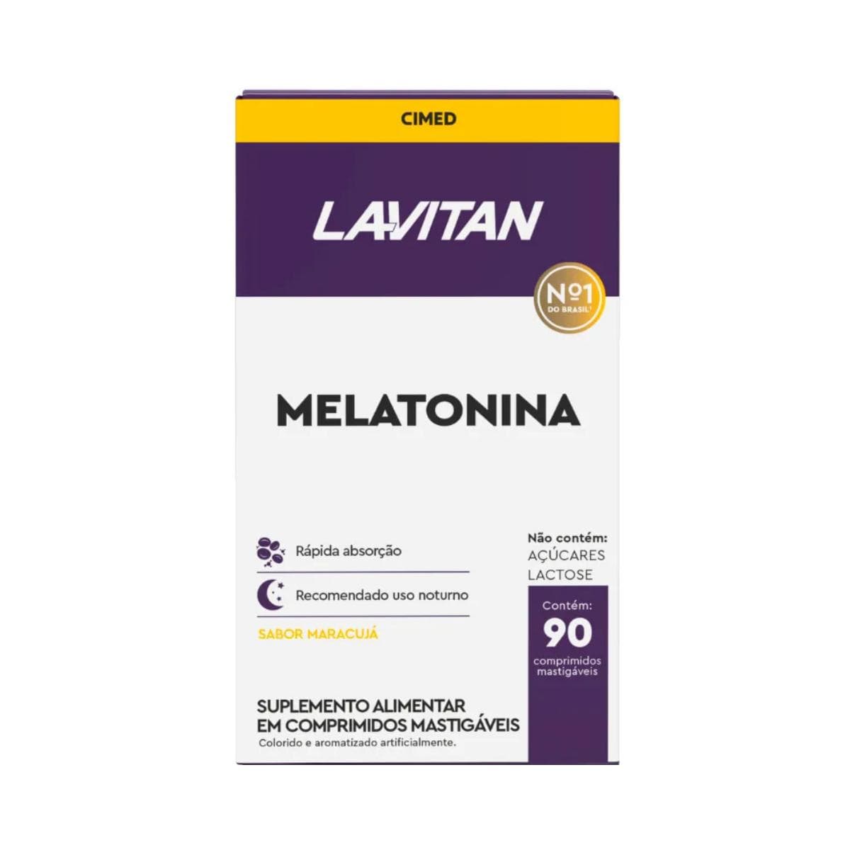 LAVITAN MELATONINA 21MG CP PT 90 MAR