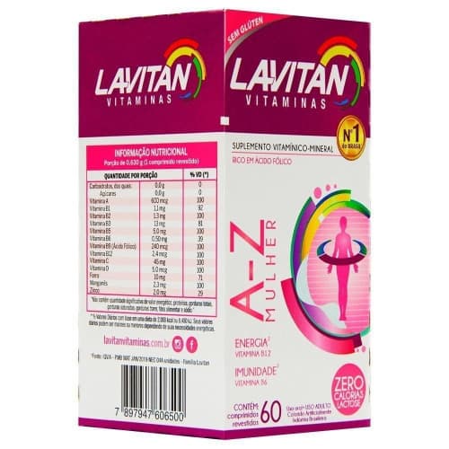 LAVITAN MULHER C/60 DRAGEAS