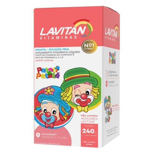 LAVITAN VIT INFANTIL  240 ML LARANJA