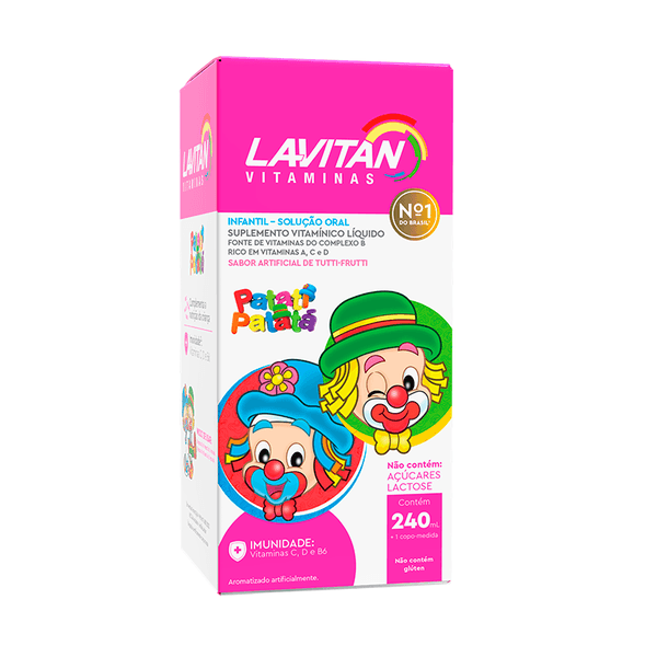 LAVITAN VIT INFANTIL FR 240ML TUT FRUT