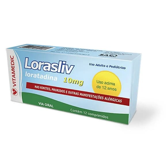 LORASLIV 10MG CX/12CPR