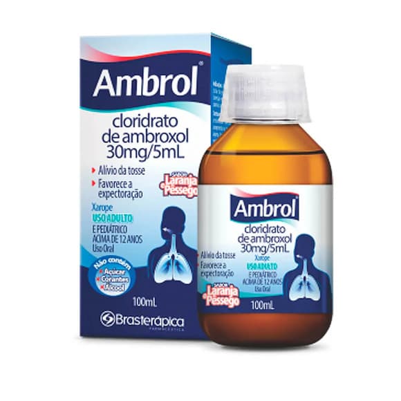 AMBROL 30MG/5ML 100ML PESSEGO E BAUN