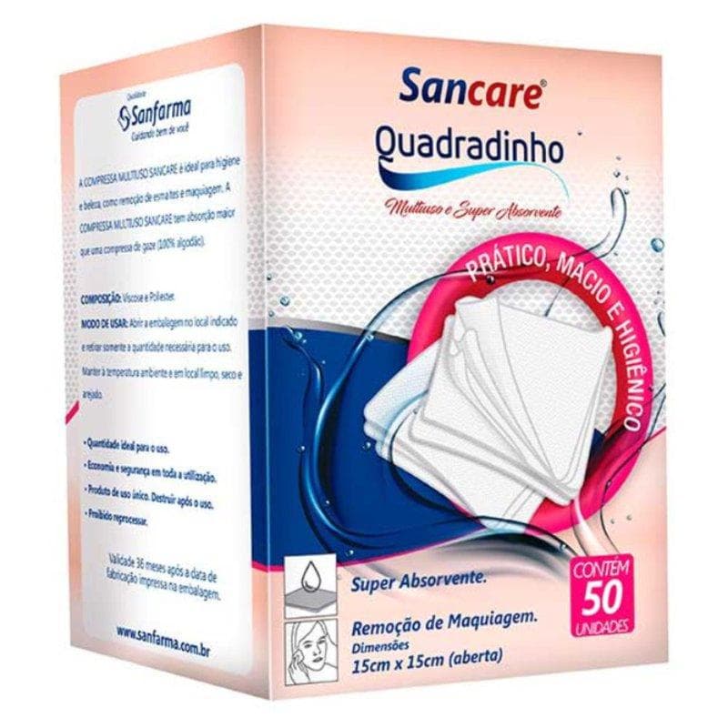 ALGODAO QUAD MULTIUS SANCARE 50UN/SANF