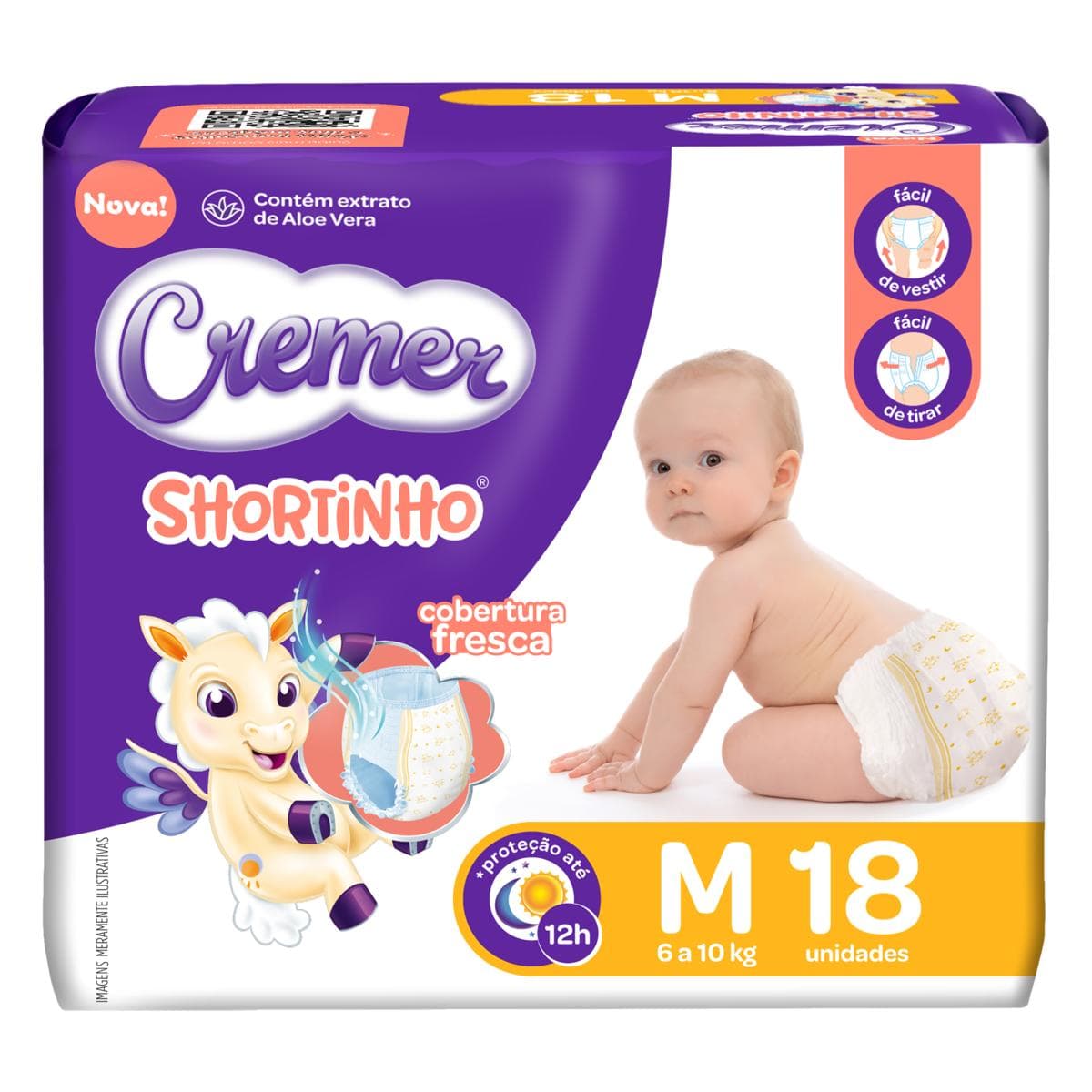 FR CREMER SHORTINHO JUMBINHO MD C/18UN