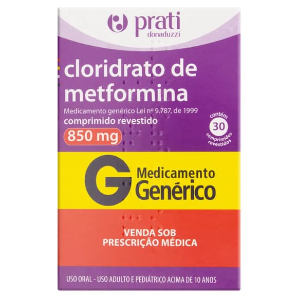 CLORID.METFORMI GE)850MG 30COMP