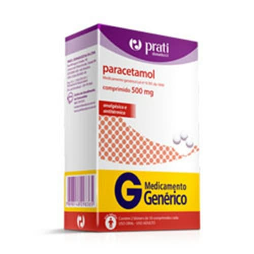 PARACETAMOL(GEN 500MG CX 20COMP
