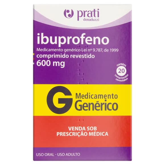 IBUPROFENO(GEN) 600MG CX 20COMP