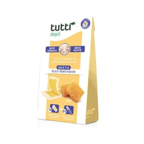 FOLHAS DEPIL TUTTI DEPIL MEL FACIAL