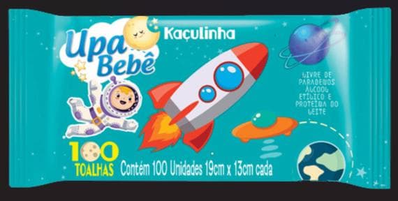 TOALHA  CACULINHA  100 UNIDADES