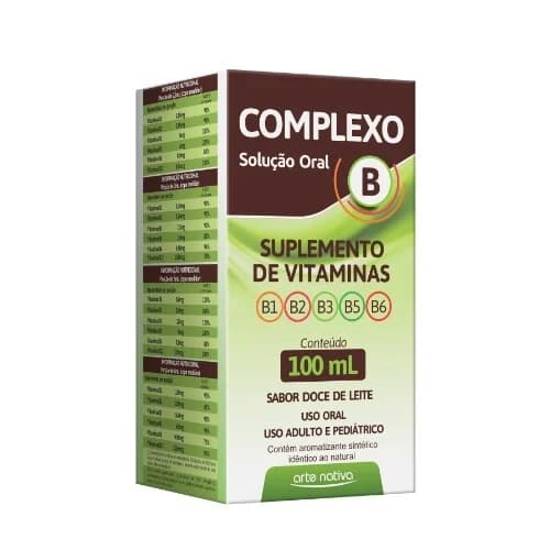 COMPLEXO B 100ML DOCE DE LEITE
