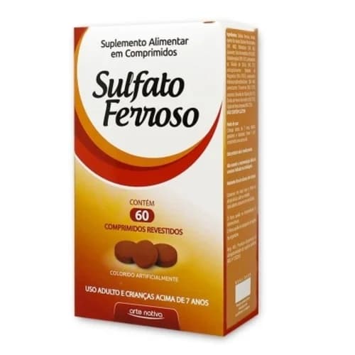 SULFATO FERROSO  60 CPR