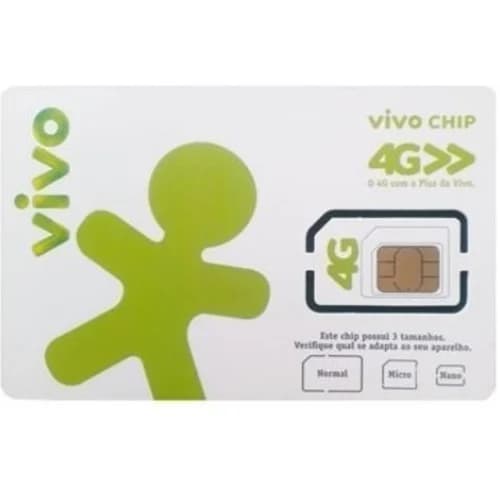 CHIP DE CELULAR VIVO SEM RECARGA