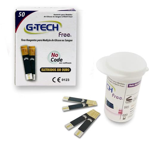TIRAS REAGENTES G-TECH FREE C/50
