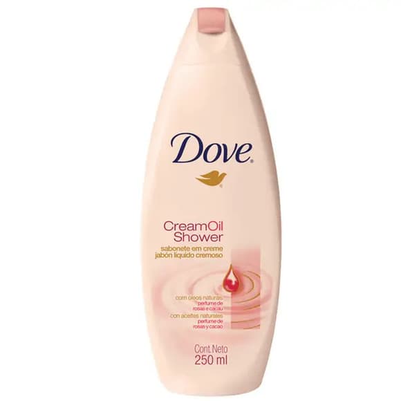 SAB LIQ DOVE PERF ROSAS E CACAU 250ML