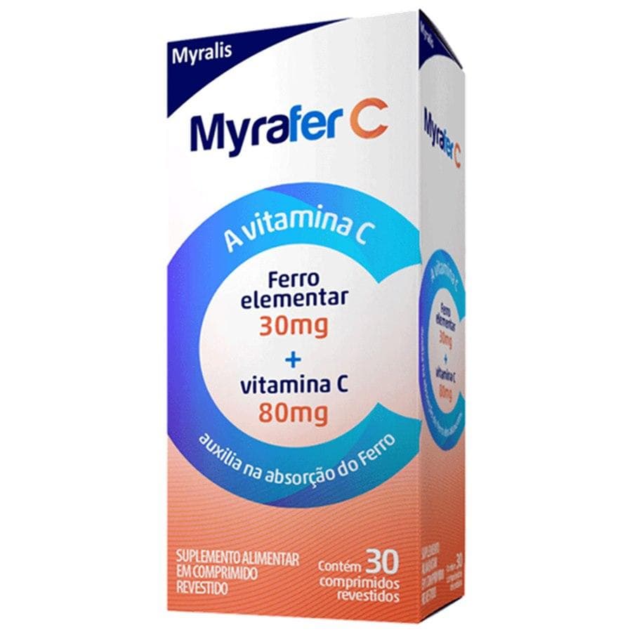 MYRAFER C 80MG  30comp rev
