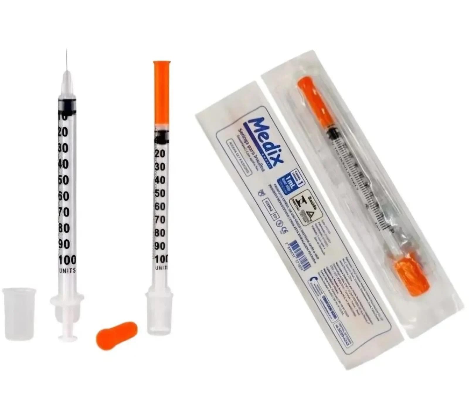 SERINGA INS.  1,0CC  SEM AGULHA LS UNIDAD