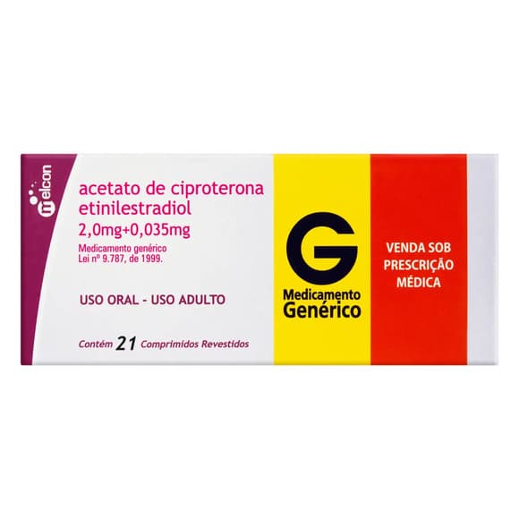 ACETATO CIPR+ET G)35MG CX 21CPR