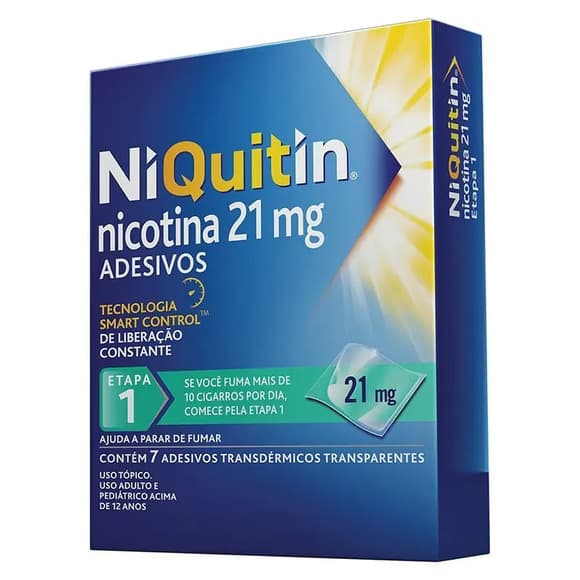 NIQUITIN TRANSP 21MG 7ADES