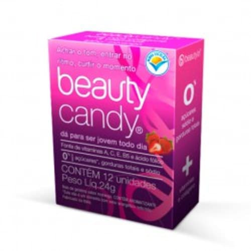 BEAUTYN BALA COLAGEN MORANGO 24G