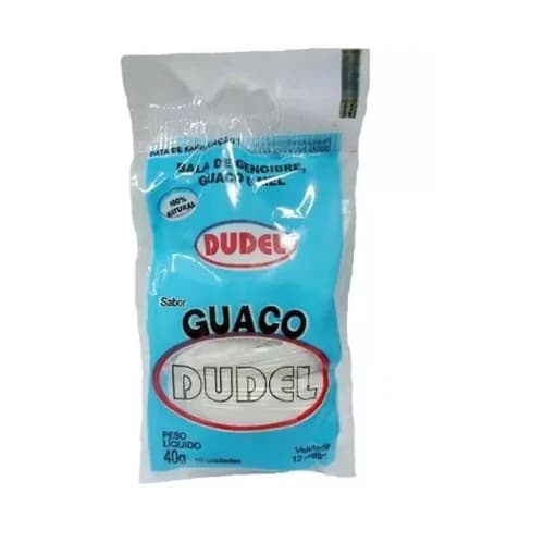 BALA DUDEL GENGIBRE E GUACO 40G