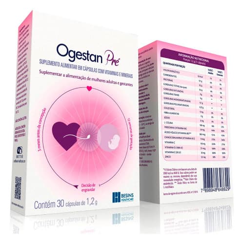 OGESTAN PRE 1,2G C/30 CAPS