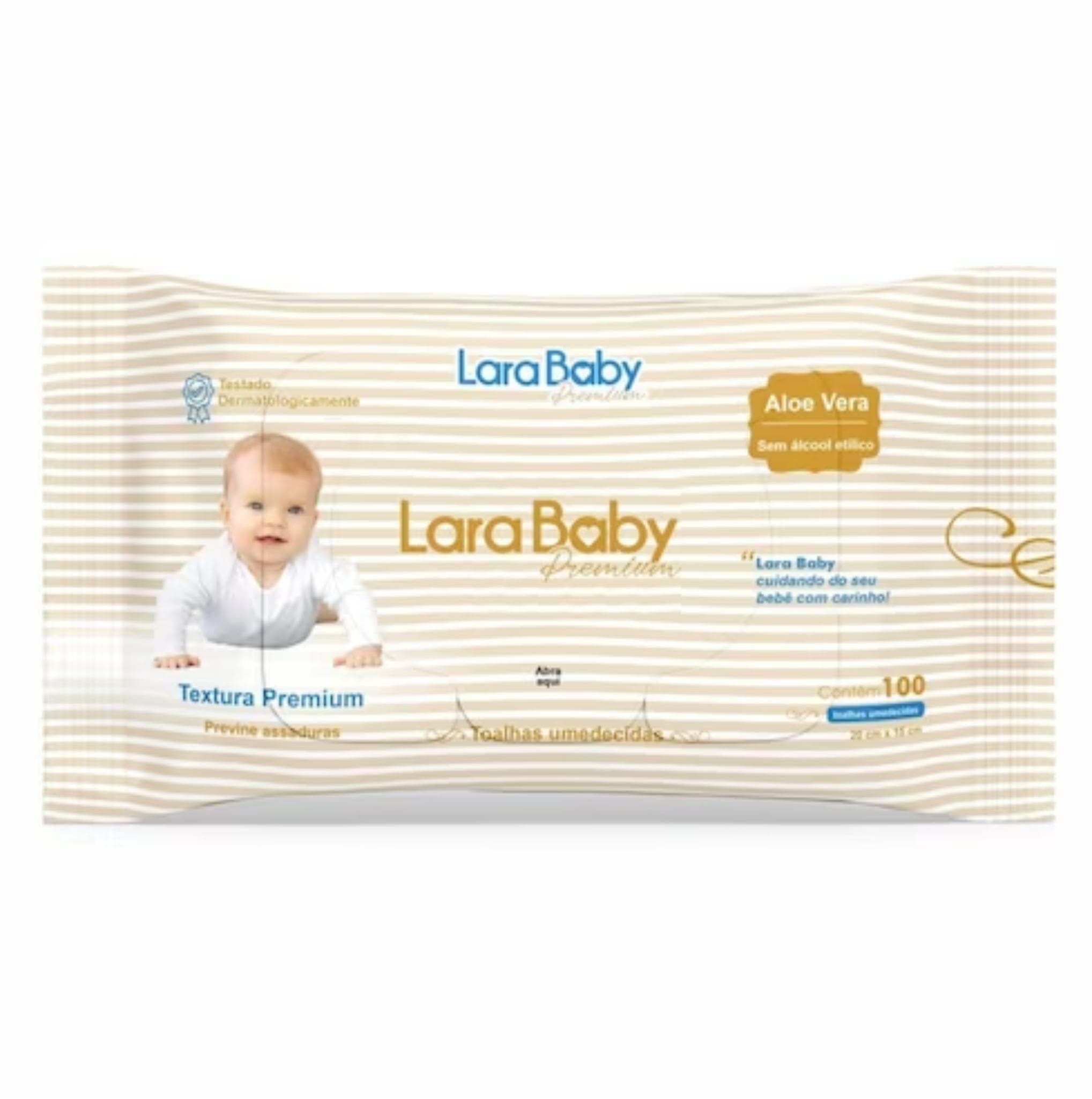 TOALHAS UMEDECIDA LARA BABY C 100