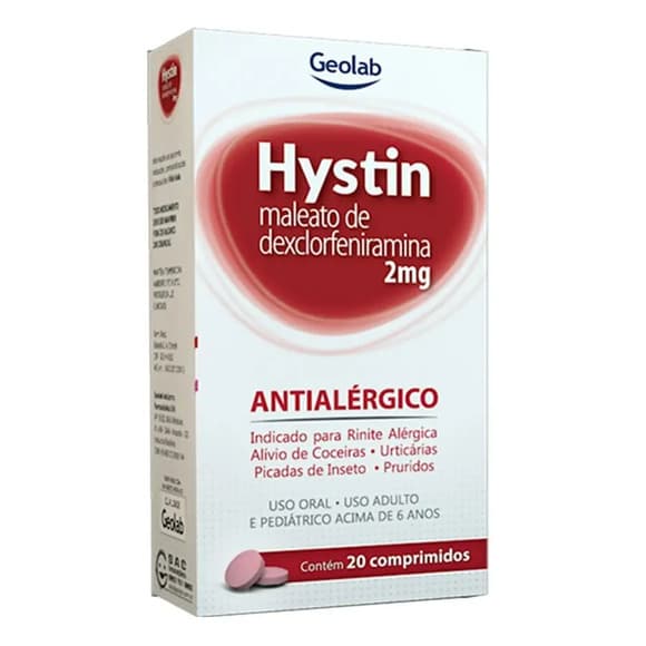 HYSTIN 2MG 2BLX10CPR