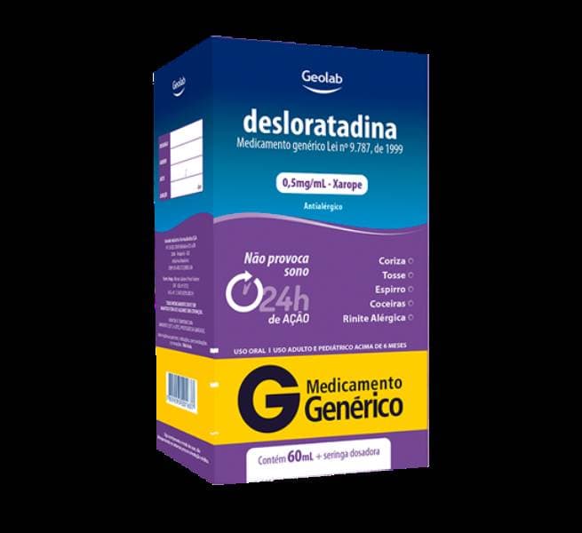 DESLORATADINA(GEN) 0,5MG/ML FR C/ 60ML