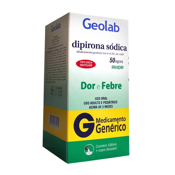 DIPIRONA SOD(GE 50MG ORAL 100ML