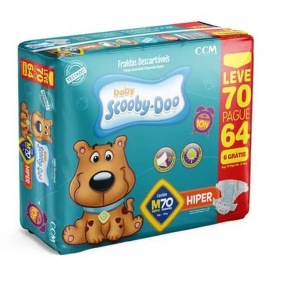 FRALDA SCOOBY DOO M C/70