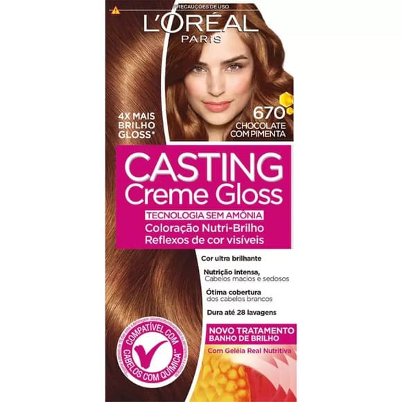 TINT CASTING 670 CHOCOLATE  PIMENTA