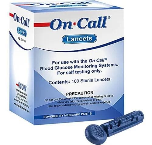 LANCETA ON-CALL C/ 100UN