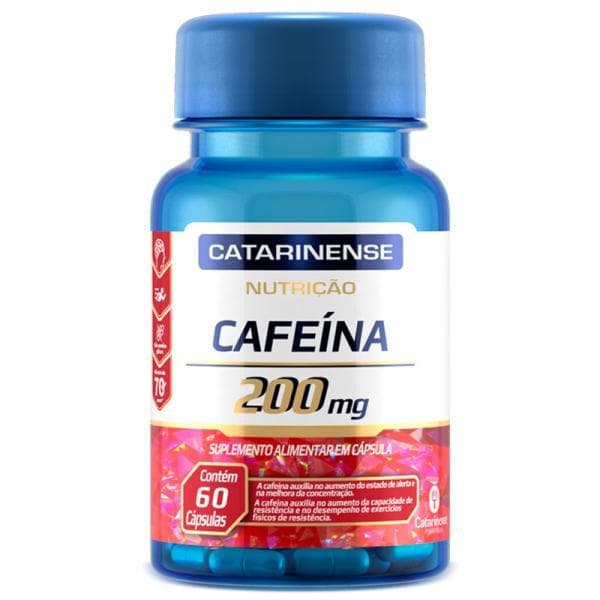 CAFEINA 200MG 60CAPS  FLORA NATIVA