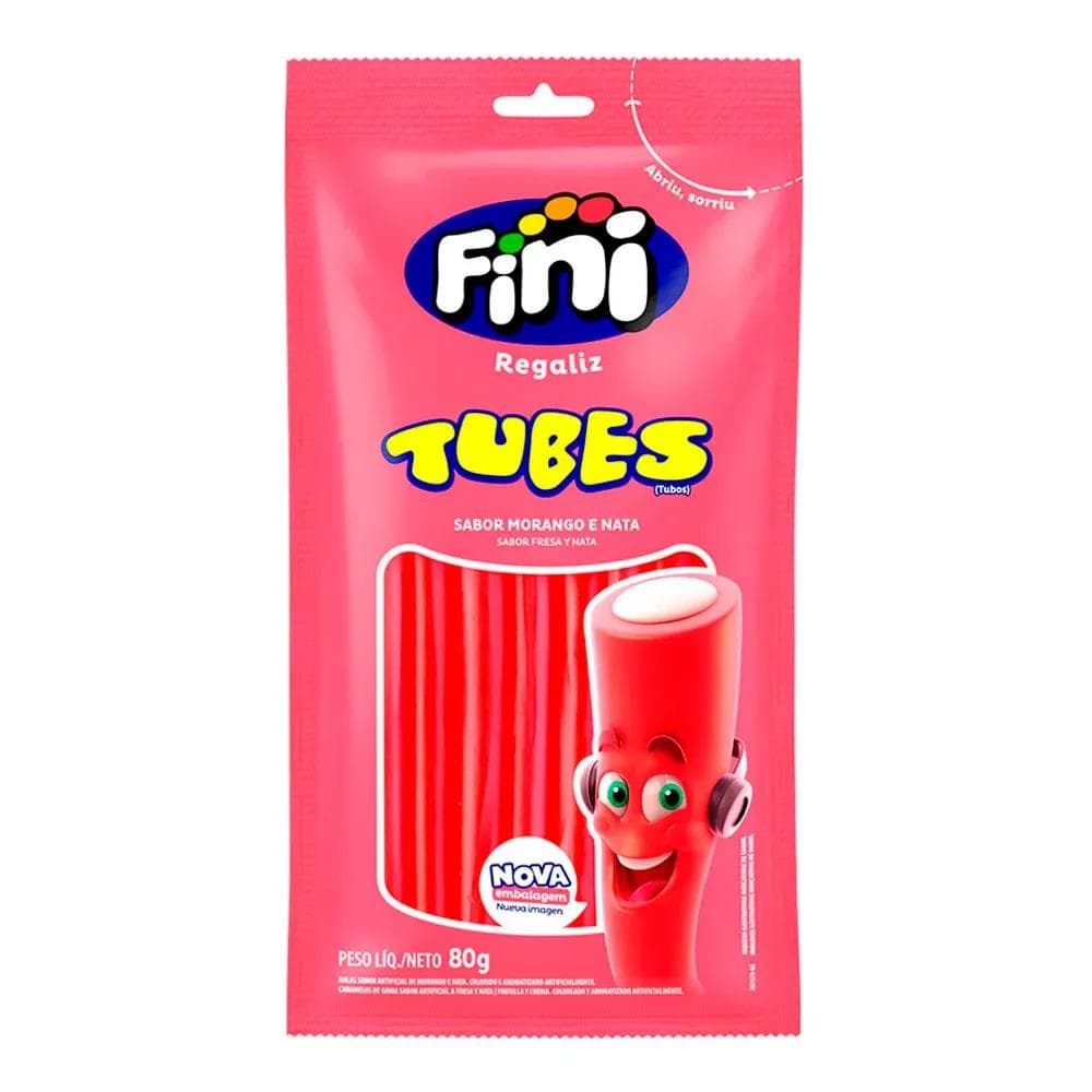 TUBES MORANGO CITRICO  35G  FINI