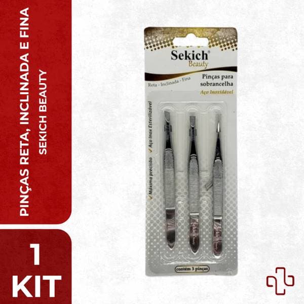 PINCA SOBRANCELHA SEKICH C/3