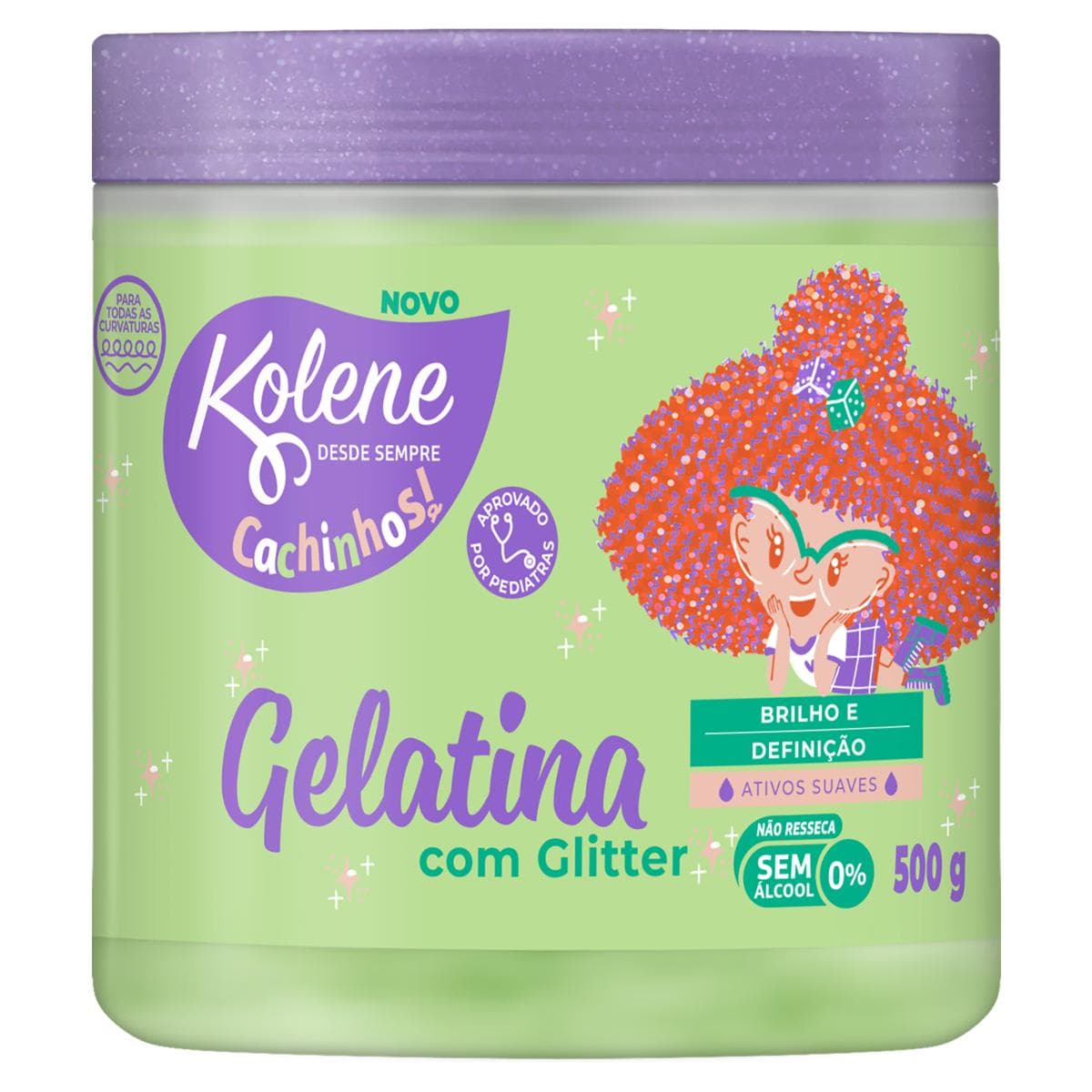 KOLENE GELATINA GLITER  CACHINHOS  500GR
