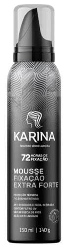 KARINA MOUSSE 150ML  FIXACAO EXTRA FORTE